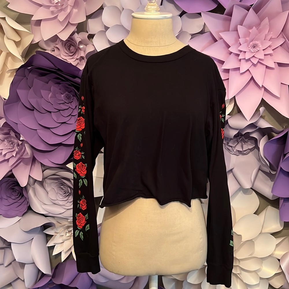 Rose long sleeve top